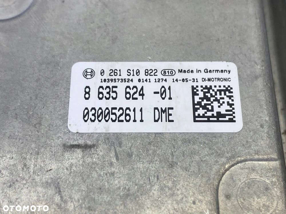 STEROWNIK KOMPUTER MODUŁ ECU MINI COOPER F56 8635624 0261S10822 - 10