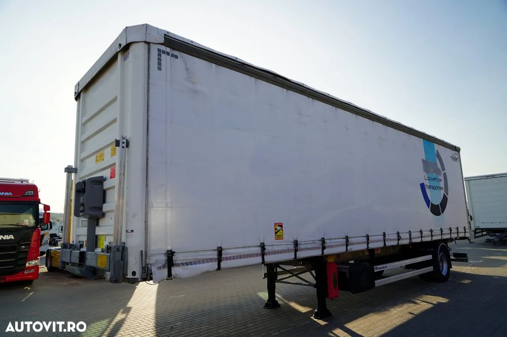 Fruehauf CITYLINER CORTINĂ / 1 AXĂ / DIRECȚIE / LUNGIME 11 M / CUREA CĂRUCIOR / PODEA REZISTENTĂ - 2