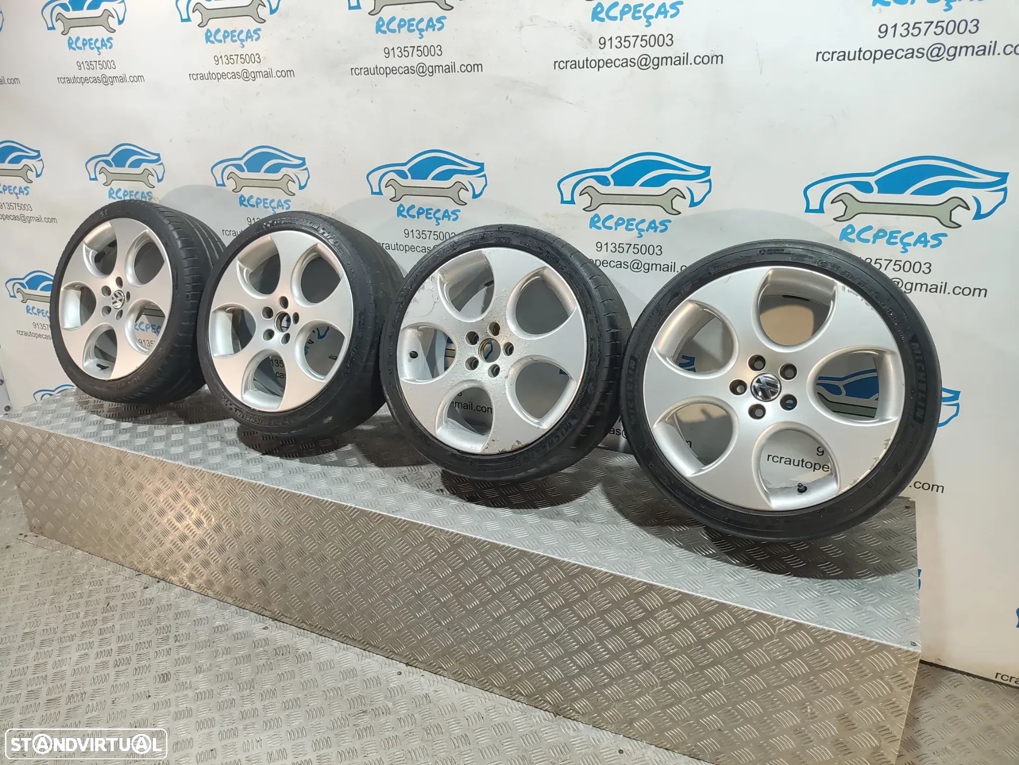 Jantes VW Volkswagen Polo GTI - 17" | 5x100 - Fase 5 | MK 5 | 6R 6R 6C1 - 7J | ET46 | 5X100 - 6R0601025H | Jante | 17 Polegadas | 5 x 100 | Ronal | Original | Originais - 1
