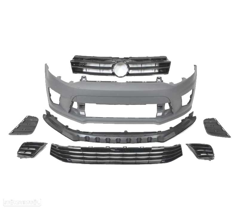 PARA-CHOQUES DIANTEIRO VOLKSWAGEN VW POLO 09-17 LOOK WRC - 2