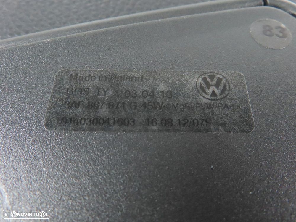 Cortina / Chapeleira da mala Seminovo/ Original VW PASSAT Variant (365) 3AF86787... - 5