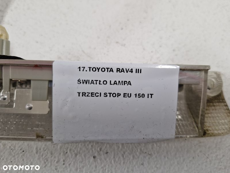 TOYOTA RAV4 III 3 ŚWIATŁO TRZECIE 3 STOP STOPU - 8