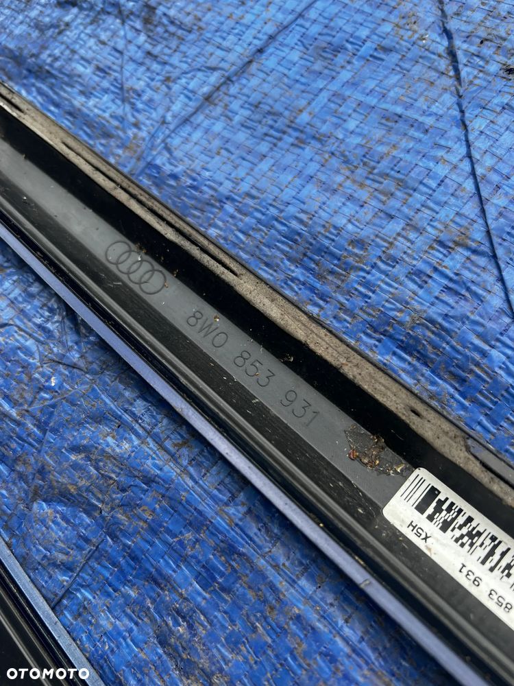 LISTWY LISTWA PROGOWA PROGOWE PRAWA LEWA AUDI A4 B9 S LINE LX5H 8W0853931 8W0853932 - 5