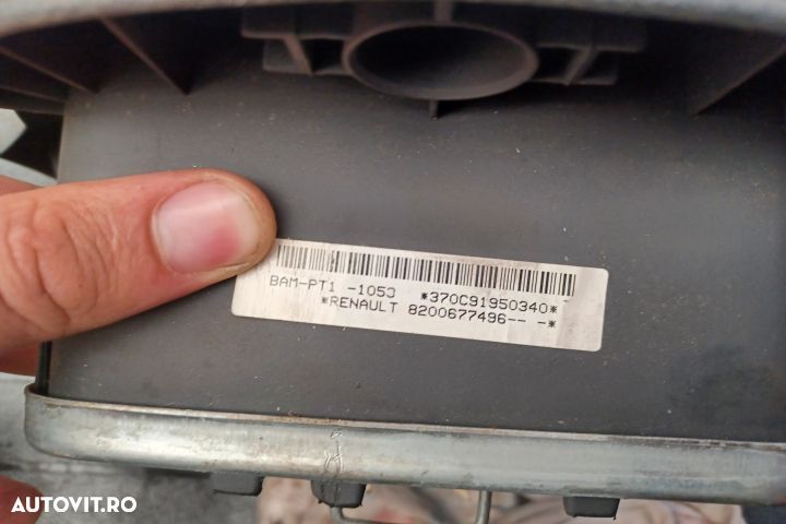 Airbag volan / sofer 8200677496 8200677496 Renault Laguna 2 [2001 - 2 - 5