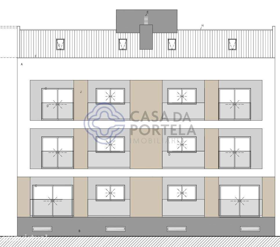 APARTAMENTO T3 COM ELEVADOR E GARAGEM EM VALE DE MILHAÇOS - Grande imagem: 2/5