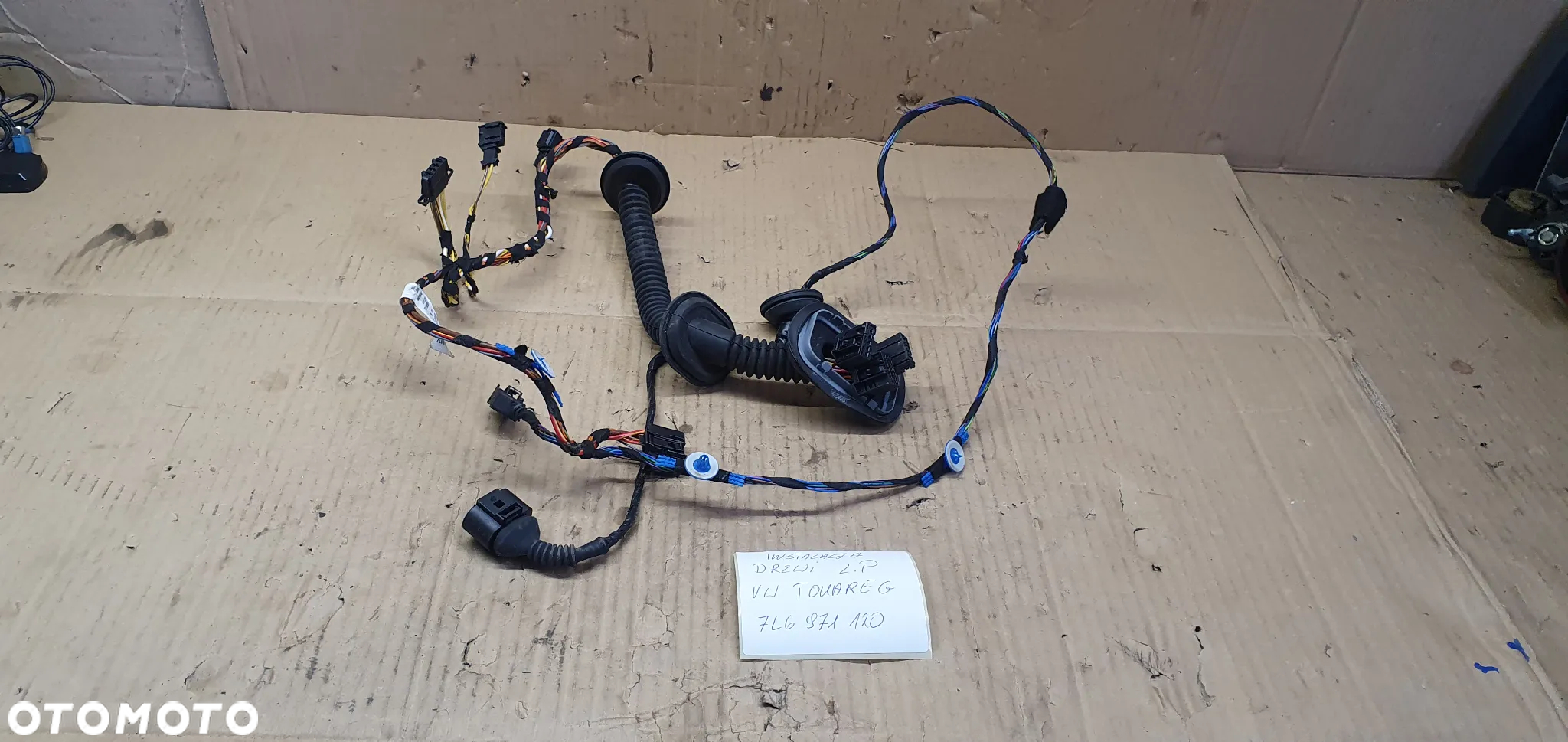 Wiązka instalacja drzwi lewy przód VW Touareg 7L6971120 - 5
