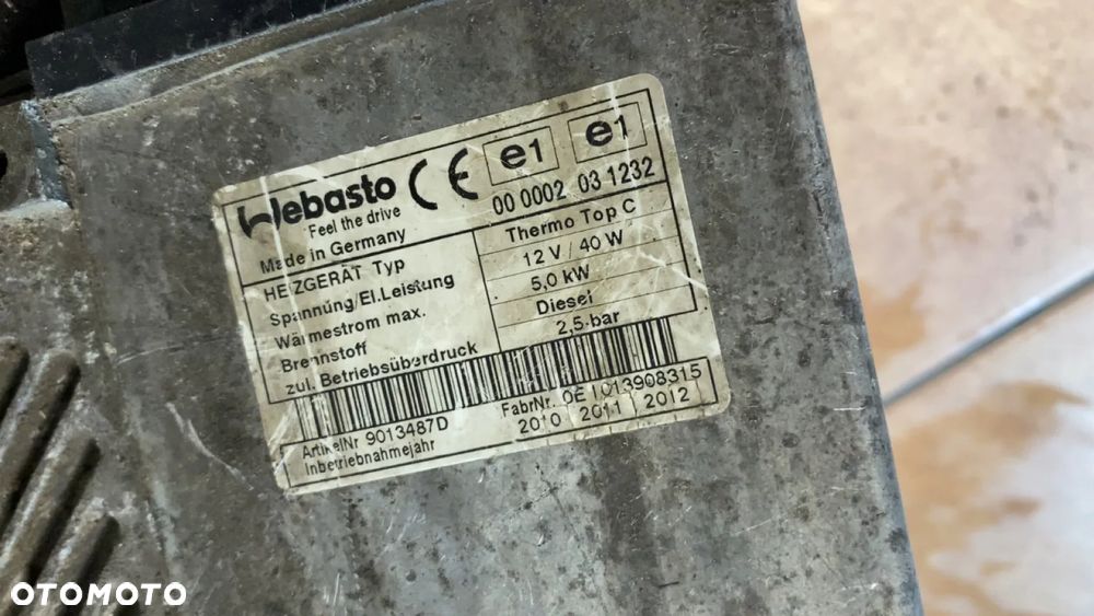 WEBASTO OGRZEWANIE POSTOJOWE 66724C 12V BMW E65 E66 - 5