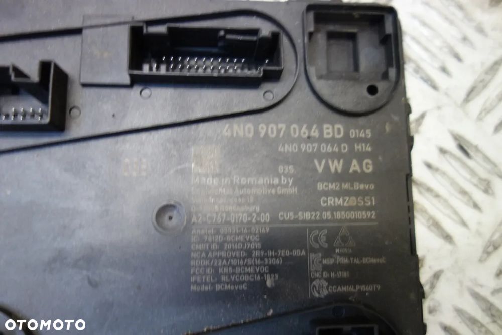MODUŁ BCM AUDI A6 C8 4N0907064BD - 2