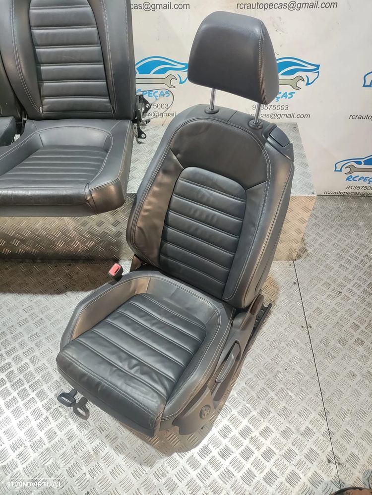 Conjunto Bancos Pele VW Volkswagen Scirocco III 3 Elétricos - 12