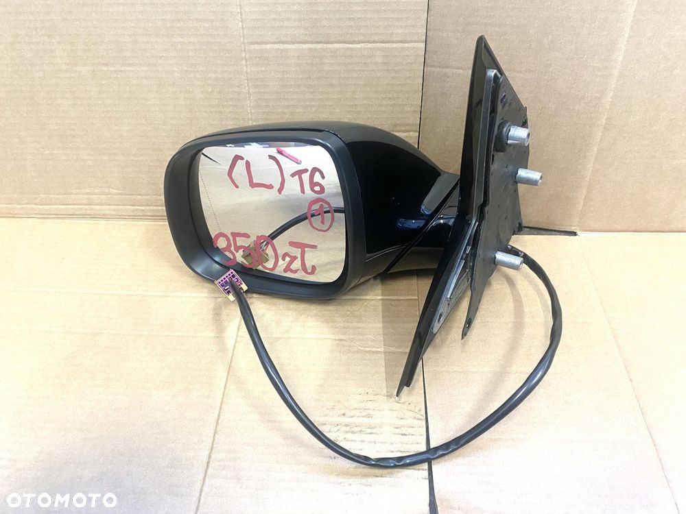 VW TRANSPORTER T6 CARAVELLE MULTIVAN 16- LUSTERKO LEWE ZEW. CZARNE NOWE - 1