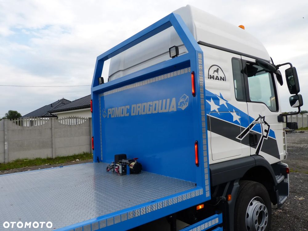 MAN TGM 15.290 POMOC DROGOWA AUTOLAWETA SPECJALNY EURO 5 DMC 15.500 KG ŁADOWNOŚĆ 9.000 KG XENON - 14