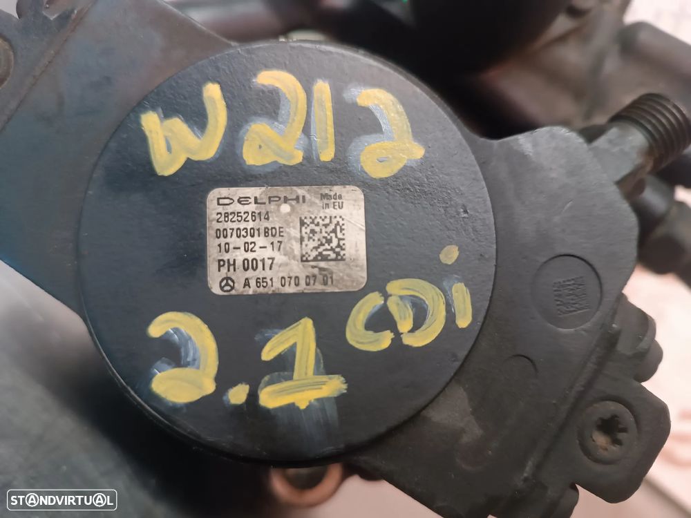 BOMBA DE ALTA PRESSÃO MERCEDES W204 W212 2.1CDI OM651 REF: A6510700701 28252614 - 7