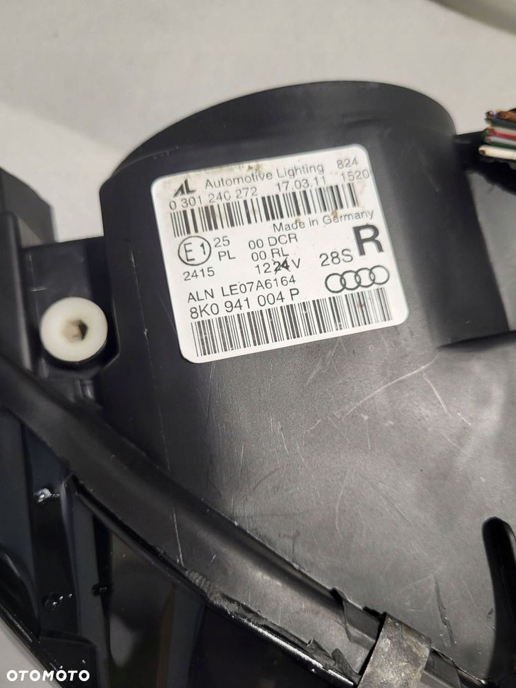 audi a4 8k sm xenon nie skrętny przód strona prawa 8k0941004p - 3