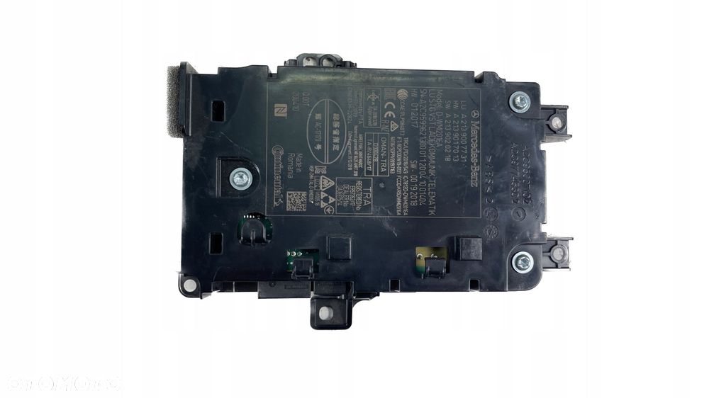 $MERCEDES 213 MODUŁ ŁADOWANIA TELEFONU A2139007731 - 3