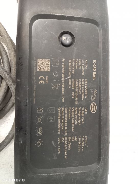 Jaguar Land Rover ladowarka prostownik zasilacz TYP 2 - 2