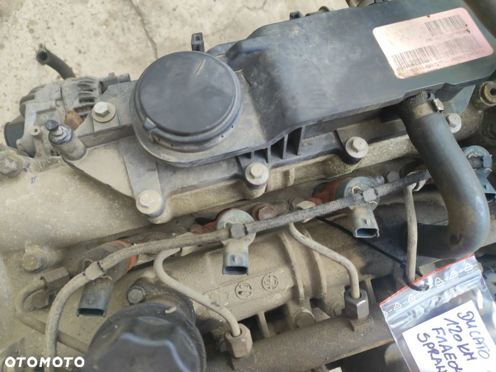 Silnik kompletny 2.3 JTD 120KM Euro 4 F1AE0481D do Fiat Ducato III 06-11r , na chodzie -FILM - 10