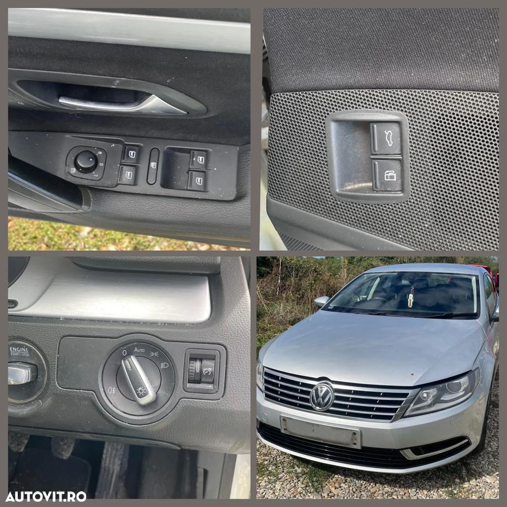 Piese Volkswagen VW Passat CC Bluemotion 2013 facelift 2.0tdi 140cp argintiu cod culoare 8E/A7W bixenon - 8