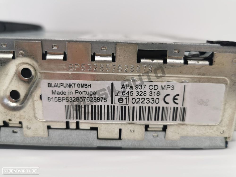 Rádio 76453_28316 Alfa Romeo Gt [2003_2010] 1.9 Jtd - 4