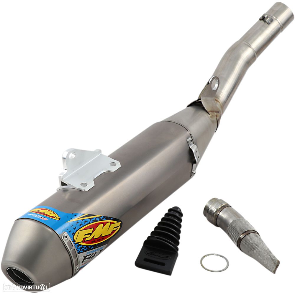 ponteira de escape fmf muffler factory 4.1 rct titanium sl (slip-on) yamaha wr / yz 450 - 1