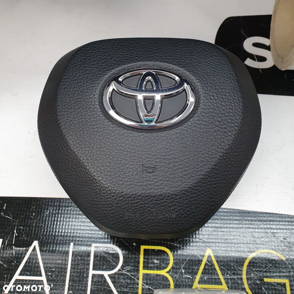 TOYOTA COROLLA E21 DESKA ROZDZIELCZA NITKA KONSOLA KOKPIT PULPIT PODUSZKI AIRBAG AIR BAG PASY KIT SET - 7