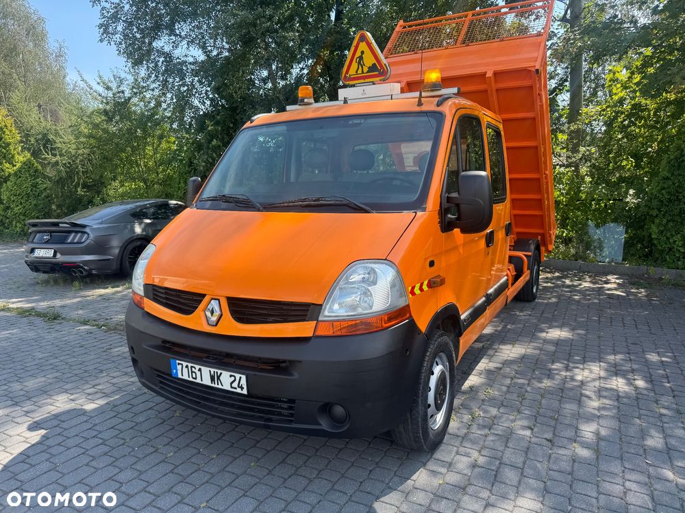 Renault Master Wywrotka brygadowka 7 osób doka  2008. 2.5DCi  Kiper I wł. Wywrot - 2