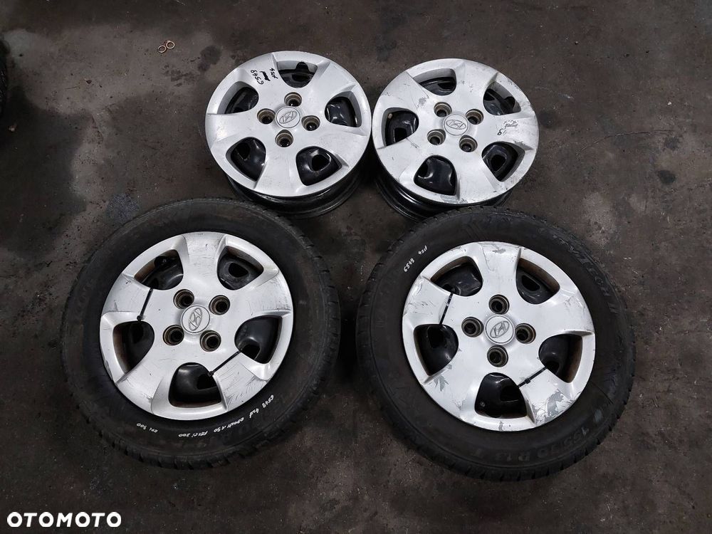 FELGI STALOWE 4 SZT KOŁPAKI 4x100 4Jx13 FI54,1 HYUNDAI KIA 52960-05150 - 1
