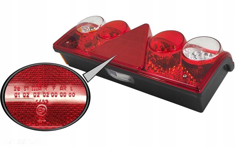 NACZEPA SCHMITZ LAMPA ZESPOLONA TYŁ EUROPOINT II LEWA - 6