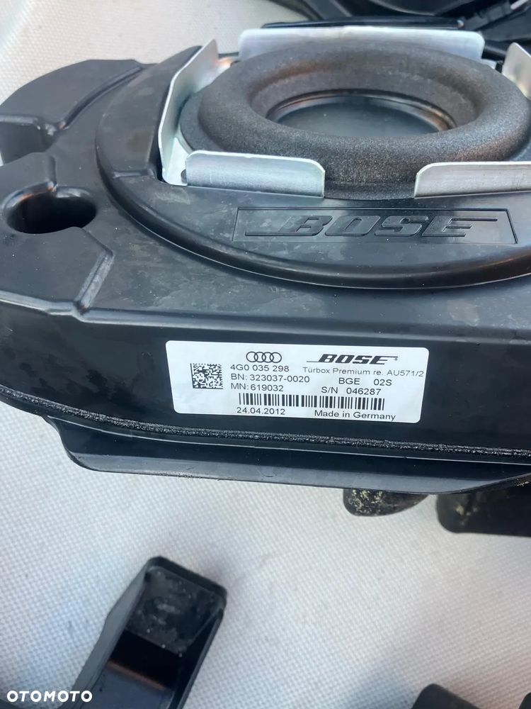 ZESTAWA BOSE GŁOŚNIKI AUDI A6 C7 KOMBI 4G9035382A 4G0035297 4G0035298 - 2