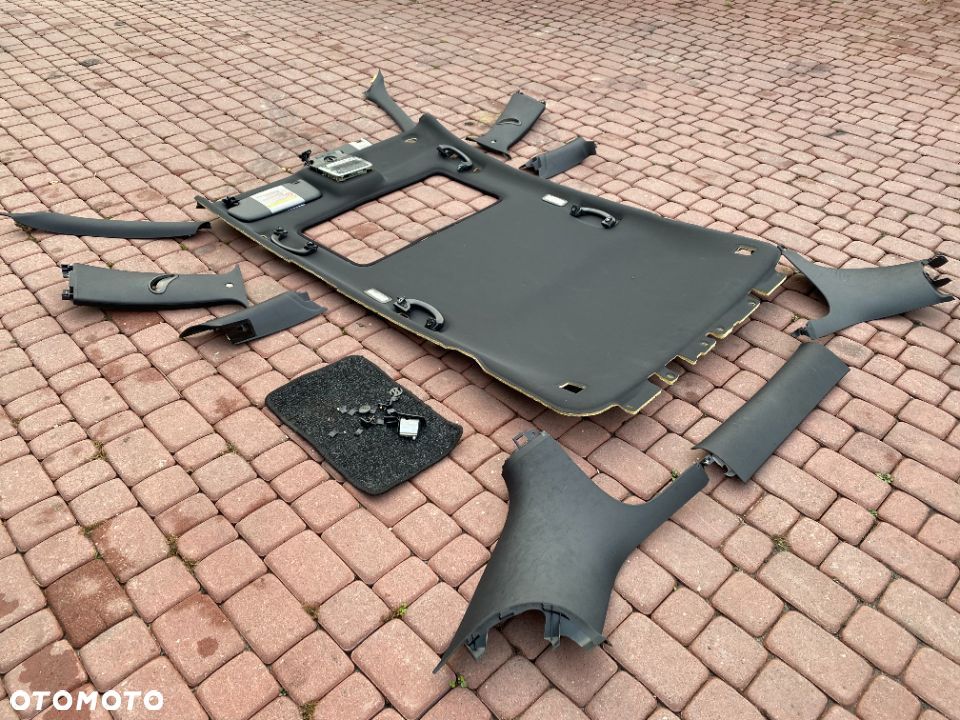 CZARNA PODSUFITKA CZARNY SUFIT SŁUPKI KOMPLET  ALFA ROMEO 159 KOMBI 2.4 JTD SZYBERDACH - 4