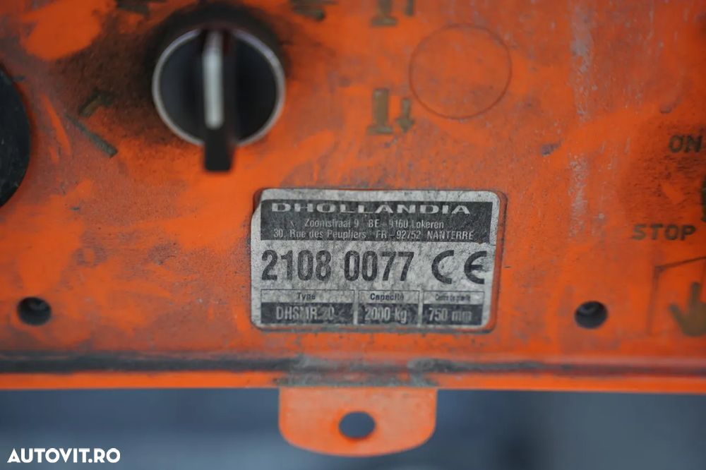 Fruehauf CORTINĂ / STANDARD / HALOMETRU DHOLLANDIA 2.000 kg / SAF / PODEA RESISTENTĂ, ȘINĂ ȘI PLĂCĂ / PODEA ARMATĂ - 15
