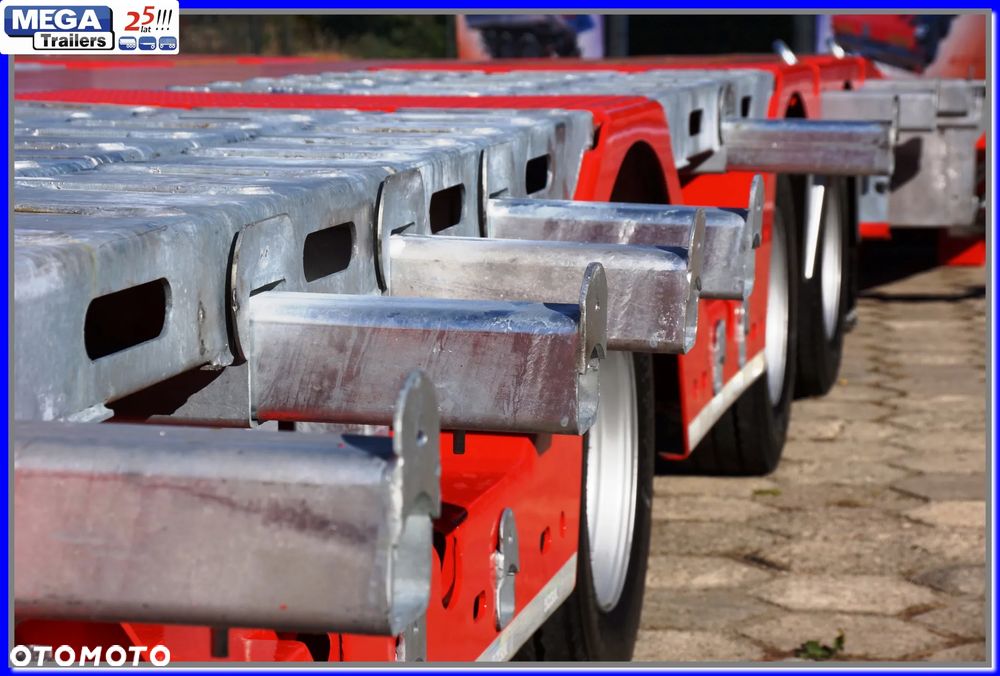 Mega Nisko-podłogowa 3 osie, 18,60 m dł., ZAGŁEBIENIA NA KOŁA pod maszyny leśne i budowlane !!! - 33