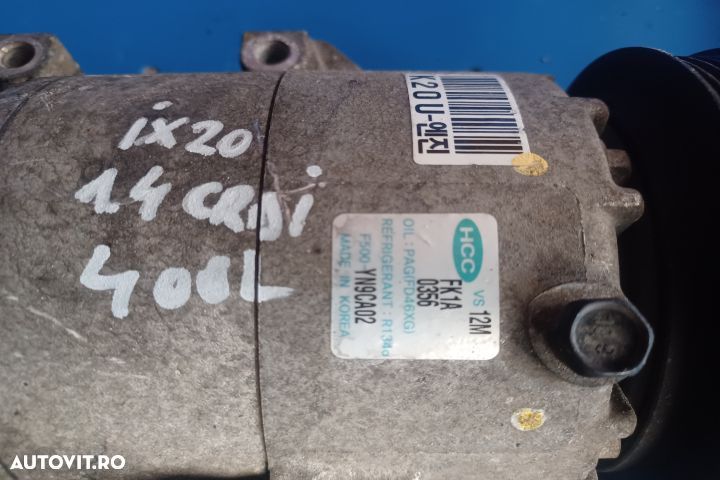 Compresor AC YN9CA02 Hyundai ix20 1 [2010 - 2015] Hatchback 1.4 MT (9 - 7