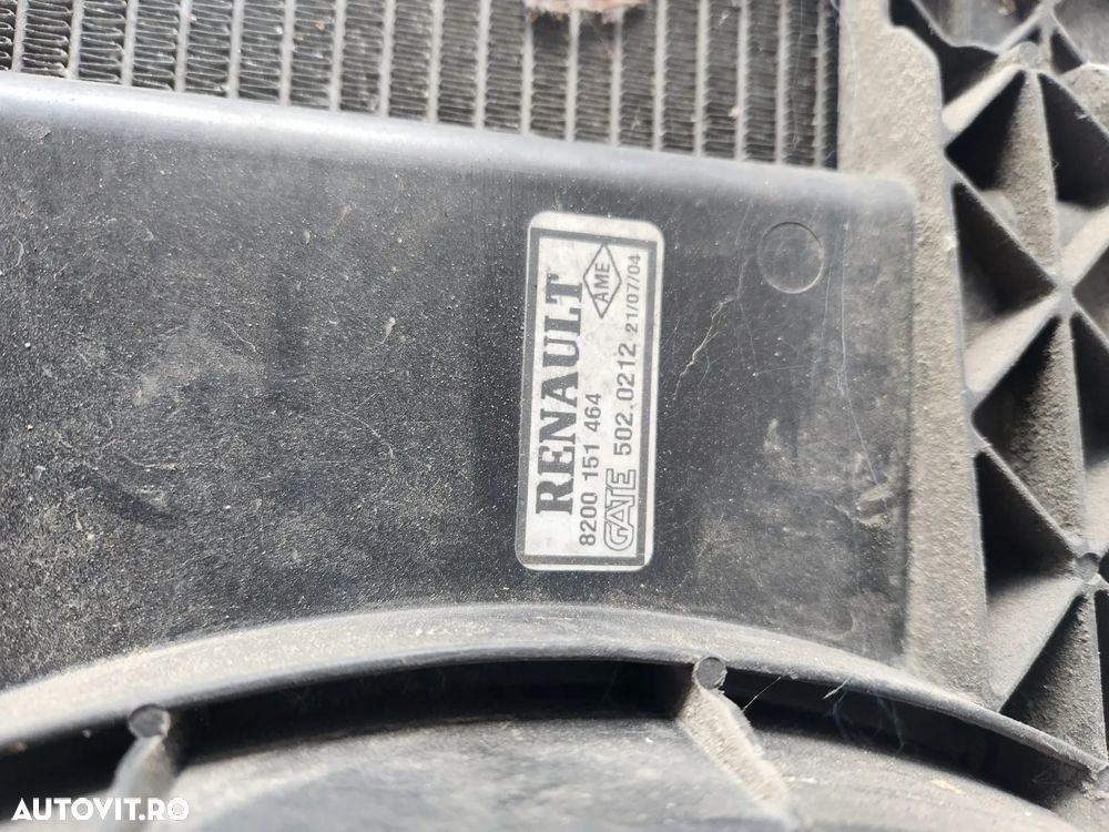 Grup Radiatoare Radiator Apa Clima Intercooler Termocupla Electroventilator Renault Megane 2 1.5 Dc - 8