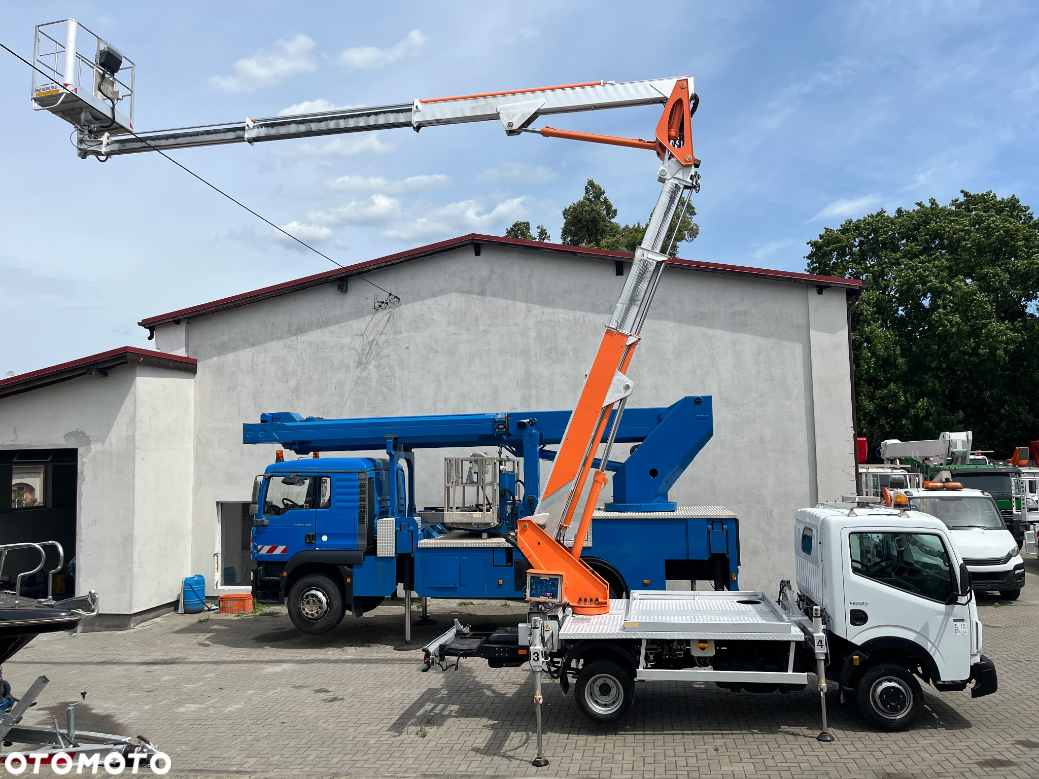 Renault Podnośnik Koszowy Multitel mx210 21 Metrów 10 w Bok jak Wumag Ruthmann Gsr - 30