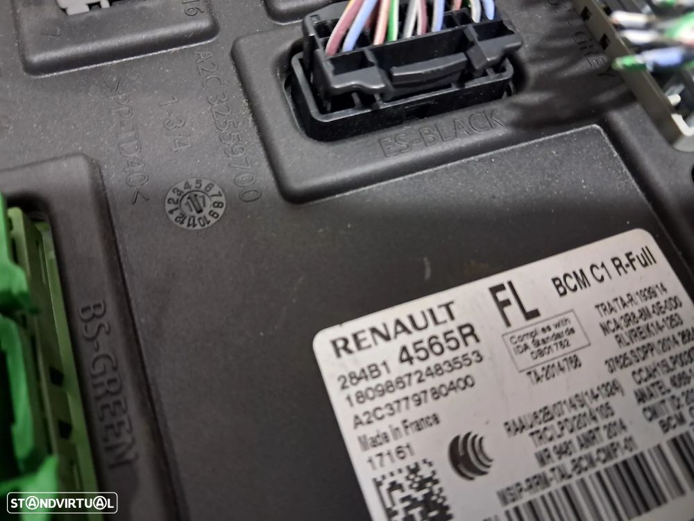 Conjunto kit Imobilizador Centralina BCM chave Renault Megane IV 4 1.5 DCI - 3