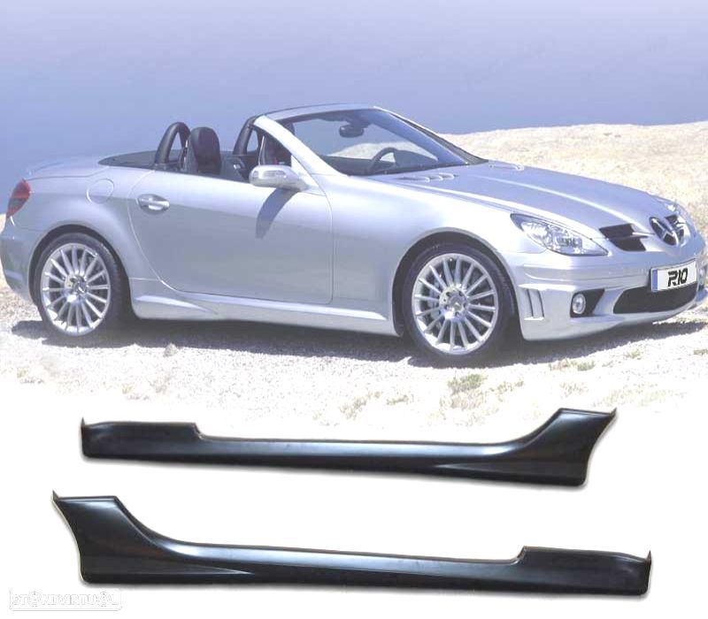 EMBALADEIRAS MERCEDES SLK R171 04-11 LOOK AMG 04-10 PRETO - 1