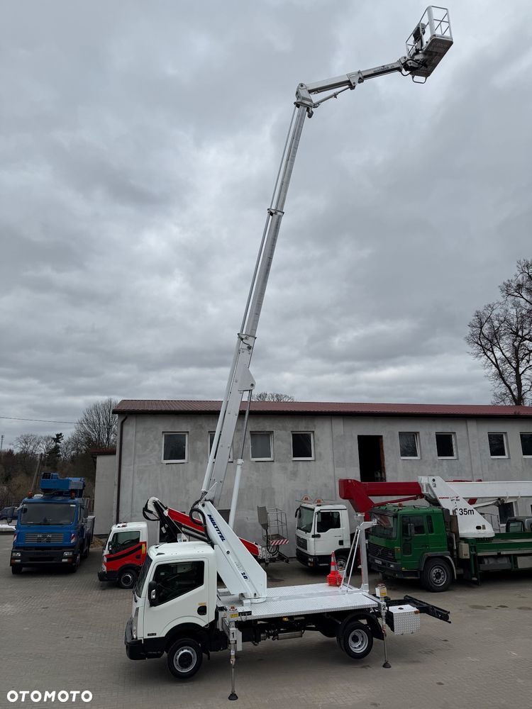 Nissan Podnośnik Koszowy Multitel MJ 201 21 Metrów 13 w Bok Tylko 960 MTH ! Kosz 225  KG! Zwyżka! Ogon  ! UDT! jak Wumag Ruthmann GSR - 17