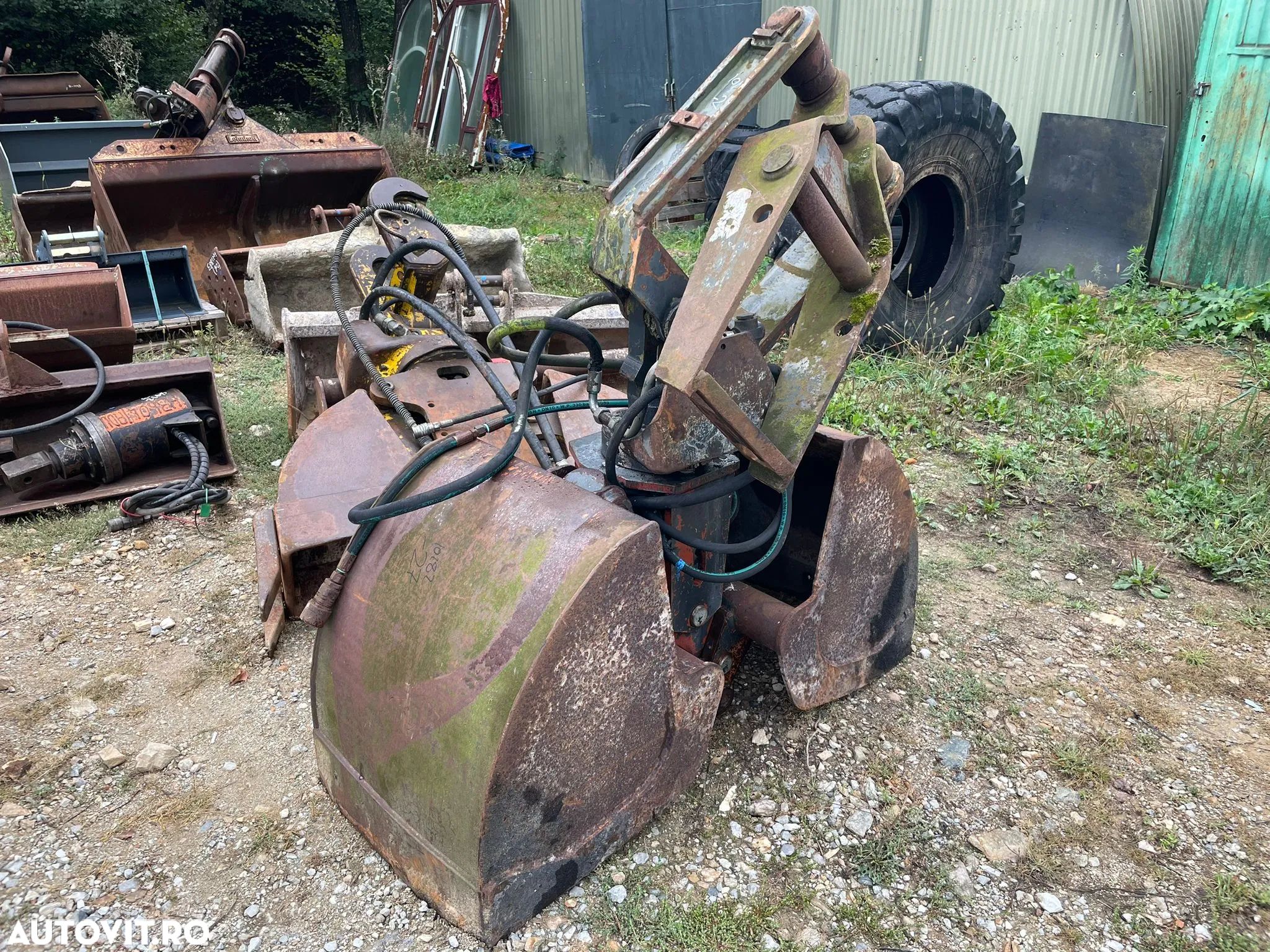 Graifer SCHAEFF pentru excavatoare, latime cupa 600 mm, sistem MS08 - 1