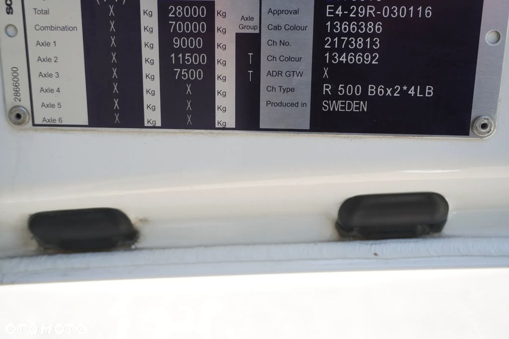 Scania R500 Chłodnia Hakowa KIESLING 20 EPAL / Carrier Supra 1250 Silent - 30