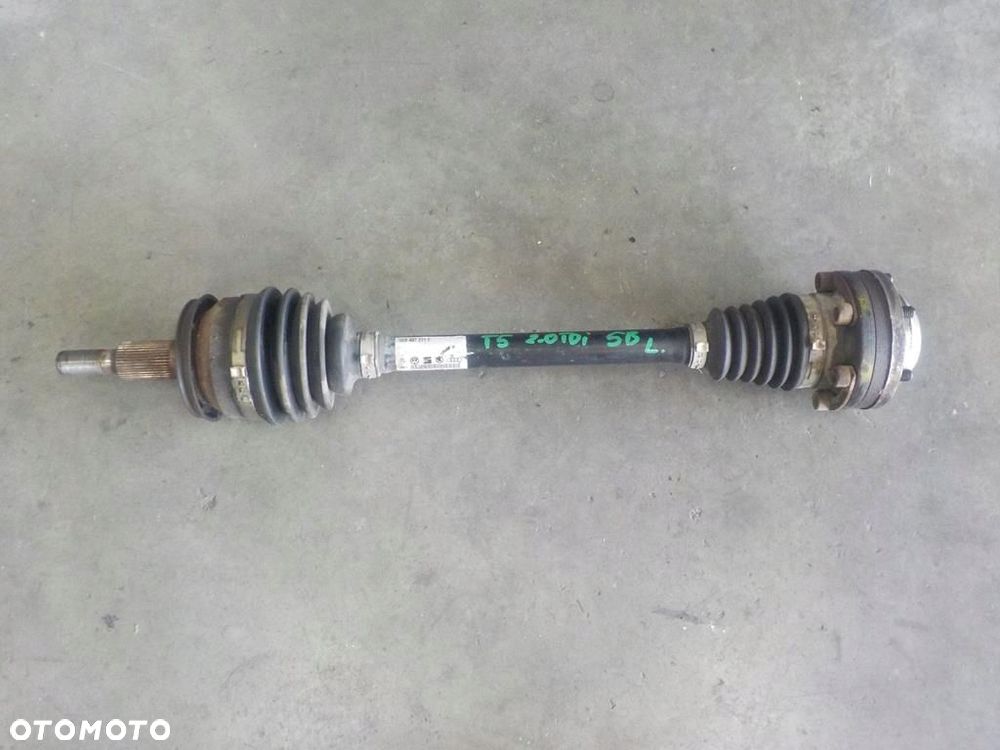 VW T5 LIFT 2.0 TDI PÓŁOŚ LEWA PRZEGUB 7E0407271F - 1
