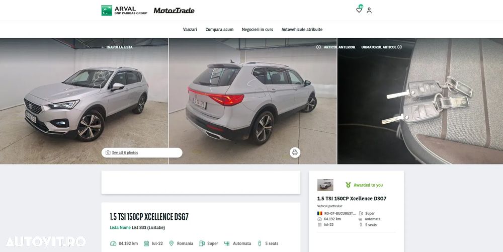 Seat Tarraco 1.5 TSI DSG7 Xcellence - 2