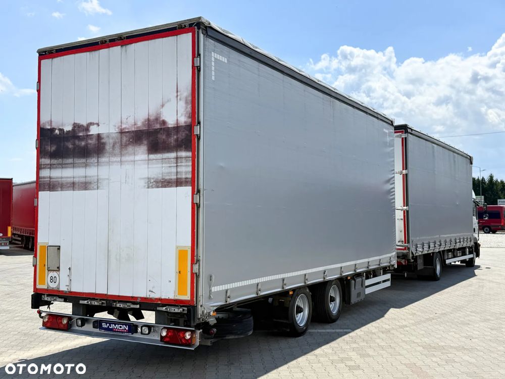 MAN TGL 12.250 / ZESTAW TANDEM 120M3 / 7,71 M + 7,36 M - 4