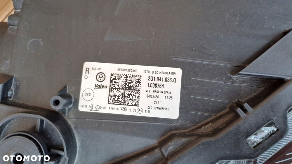 VW POLO IQ LIGHT PRAWA LAMPA MATRIX FULL LED 2g1941036q UŻYWANA - 5