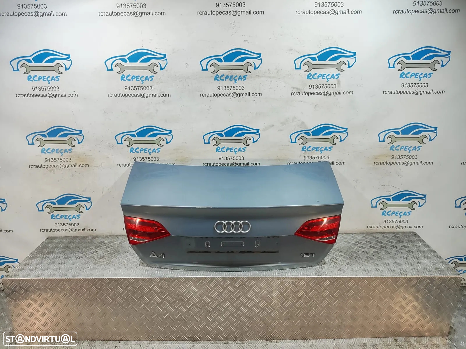 Tampa / Porta da Mala Audi A4 B8 Sedan - Pré Facelift - Farolins | Simbolo | Forra - 3