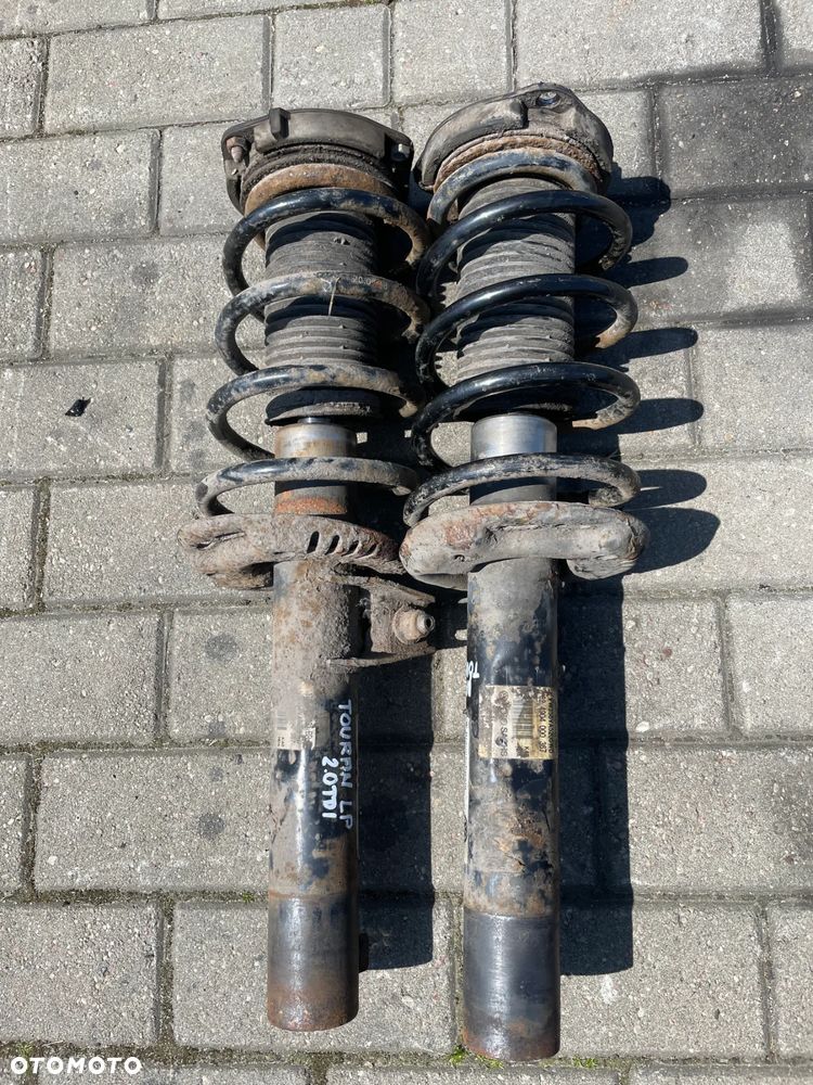 VW GOLF V TOURAN 2,0TDI AMORTYZATOR SPRĘŻYNA PRZÓD - 1