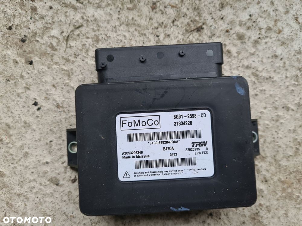 moduł hamulca ręcznego volvo v60 6g91-2598-cd - 1
