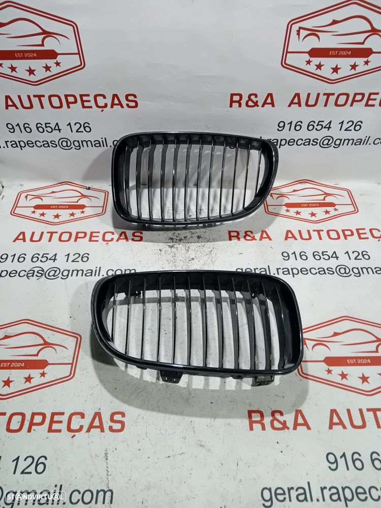 Grelha Central Frente Frontal BMW Série 1 E81 E87 Ventilação Exterior Motor Pré LCI Original - 4