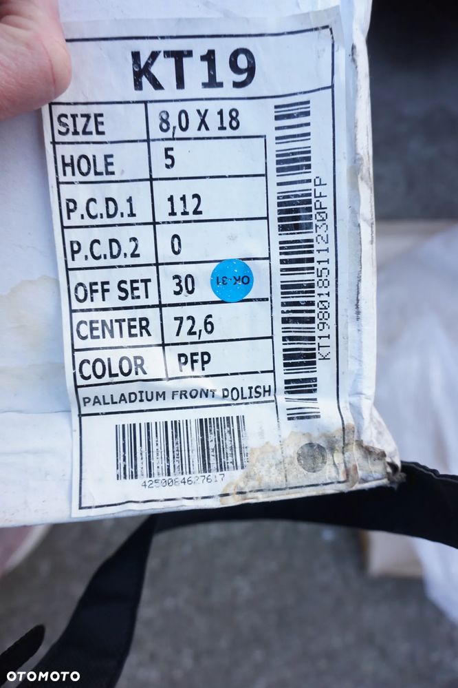 Keskin 5x112 18 8J et30 KT19 - 4