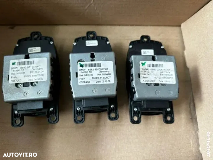 joystick iDrive comanda buton navigație GPS meniu bmw F07 F01 seria 5 seria 7 model cu 10 pini mufa lată - 3