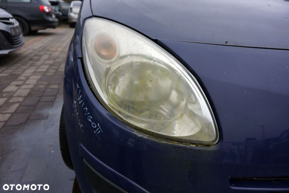 MASKA ZDERZAK BŁOTNIKI LAMPY TWINGO II OV460  RENAULT 2007-2014 GRANATOWY PRZÓD KOMPLETNY - 17